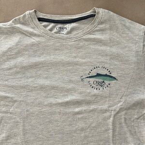 Chaps Heather Gray Fishing Club Tee